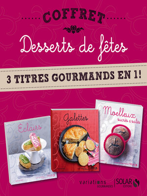cover image of Coffret Desserts de fêtes